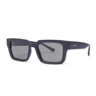 Oney Womens Non-Polarised Sunglasses - Matt Black/Grey Lenses 