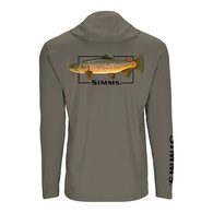 Graphic Solartech Hoodie - Brown Trout