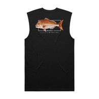 Artist Sleeveless Tank Singlet - Snapper Fish It Well