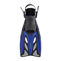 F9 Crystal Open Heel Dive Fins - Blue