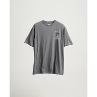 Tailed Standard Short Sleeved Tee-Shirt - Charcoal