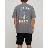 Tailed Standard Short Sleeved Tee-Shirt - Charcoal