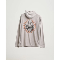 Tentacles Hooded Long Sleeve Sunshirt - Stone Grey