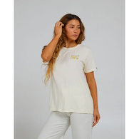 Boardwalk Boyfriend Womens Short Sleeve T-Shirt - Off White