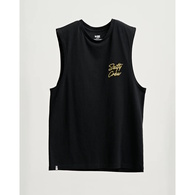 Snapper Sleeveless Muscle Tank Singlet - Black