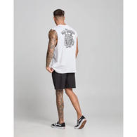 Ahoys Fkrs Short Sleeve Muscle Tee Shirt - White