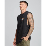 Captain Cooked Short Sleeve Muscle Tee Shirt - Black