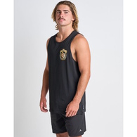 Yeah Nah Nz Tank Singlet - Black