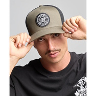 H Series Twill Trucker Cap - Olive