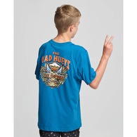 The Island Captain Boys Short Sleeve Youth Tee Shirt - Dark Cobalt 