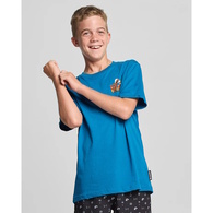 The Island Captain Boys Short Sleeve Youth Tee Shirt - Dark Cobalt 