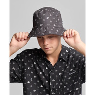 Anchor Bones Youth Boys Reversible Bucket Hat - Black