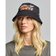 See You On The Track Womens Bucket Hat - Black