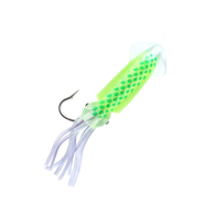 Squidly 12CM Squid Lure Flasher Rig - Lumo (3 Pk)