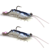 Prawnz Elite - White Prawn Softbait 3.5" 2Pk