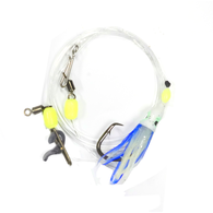 Longcast Rigwith Mini Octopus & Recurve Hook - Blue