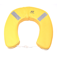 Horseshoe Lifebuoy with SOLAS Reflectors - Gold