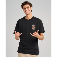 Anchor Octopissed Short Sleeve Tee Shirt - Black