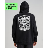 Ahoy Fkrs Shield Fleece Pullover Hoodie - Black