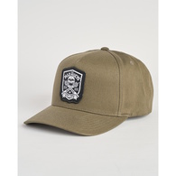 Ahoy Fkrs Shield Twill Snapback Cap - Olive