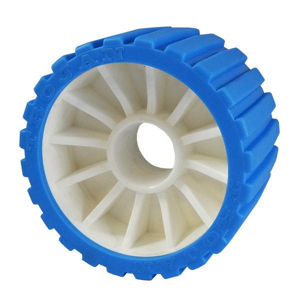 Trailer Wobble Roller Wheel-Blue (Each) | Smart Marine