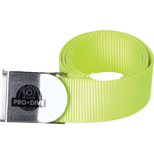 Dive Weight Belt With Stainless Steel Buckle - Yellow | Smart Marine
