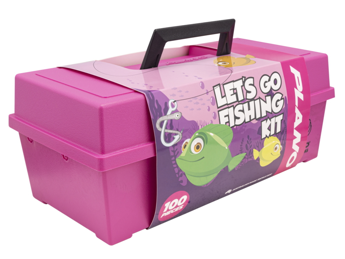 Plano Kids 100-Piece Tackle Pack - Pink